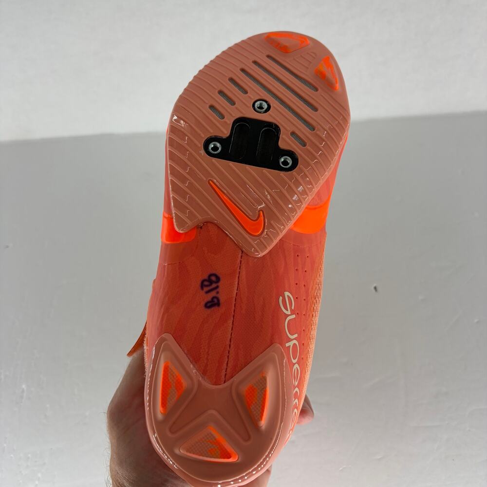 Nike Women's SuperRep Cycle 2 Next Nature Crimson Orange Cycling Shoes - Picture 12 of 13